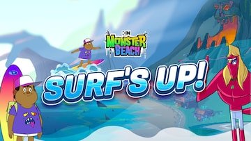 Monster Beach Surfs Up Game