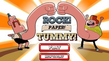 Uncle Grandpa Rock Paper Tummy Game